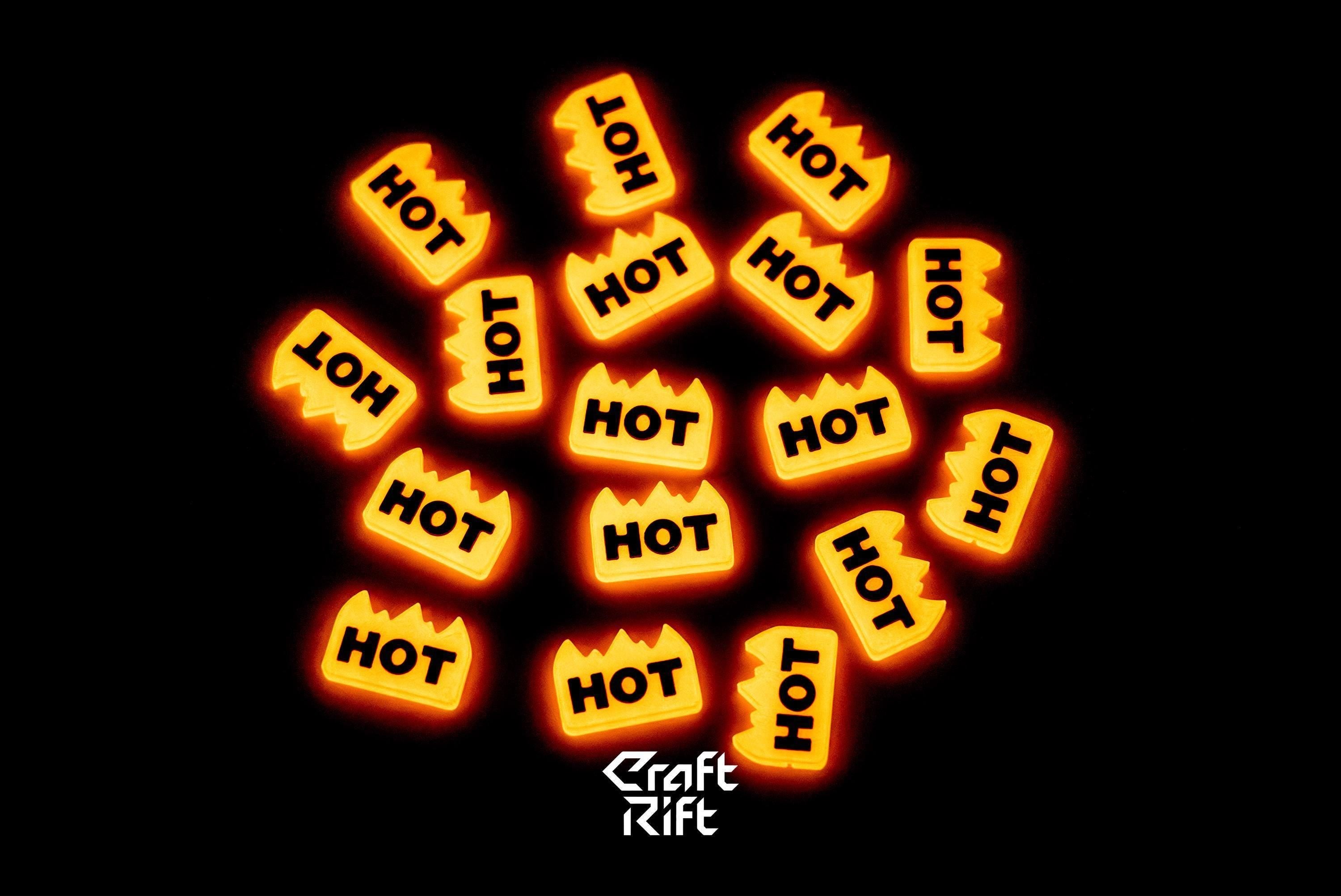 HOT Sticker Glow in the Dark Kandi Charms