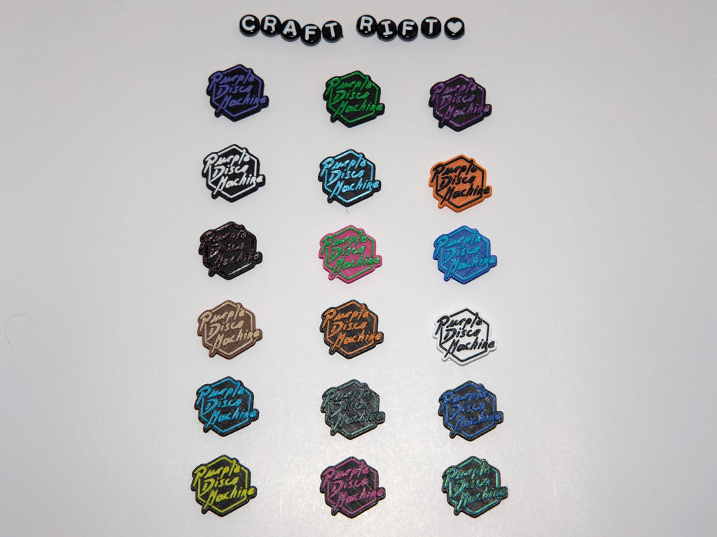 Purple Disco Machine Inspired Kandi Charms