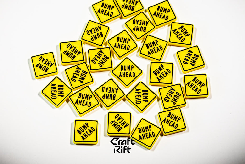 Bump Ahead Glow in the Dark Kandi Charms