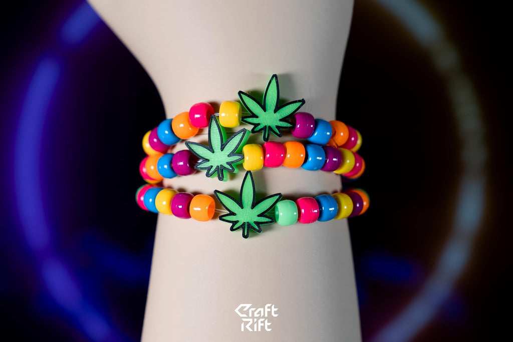Weed Glow In the Dark Kandi Charm