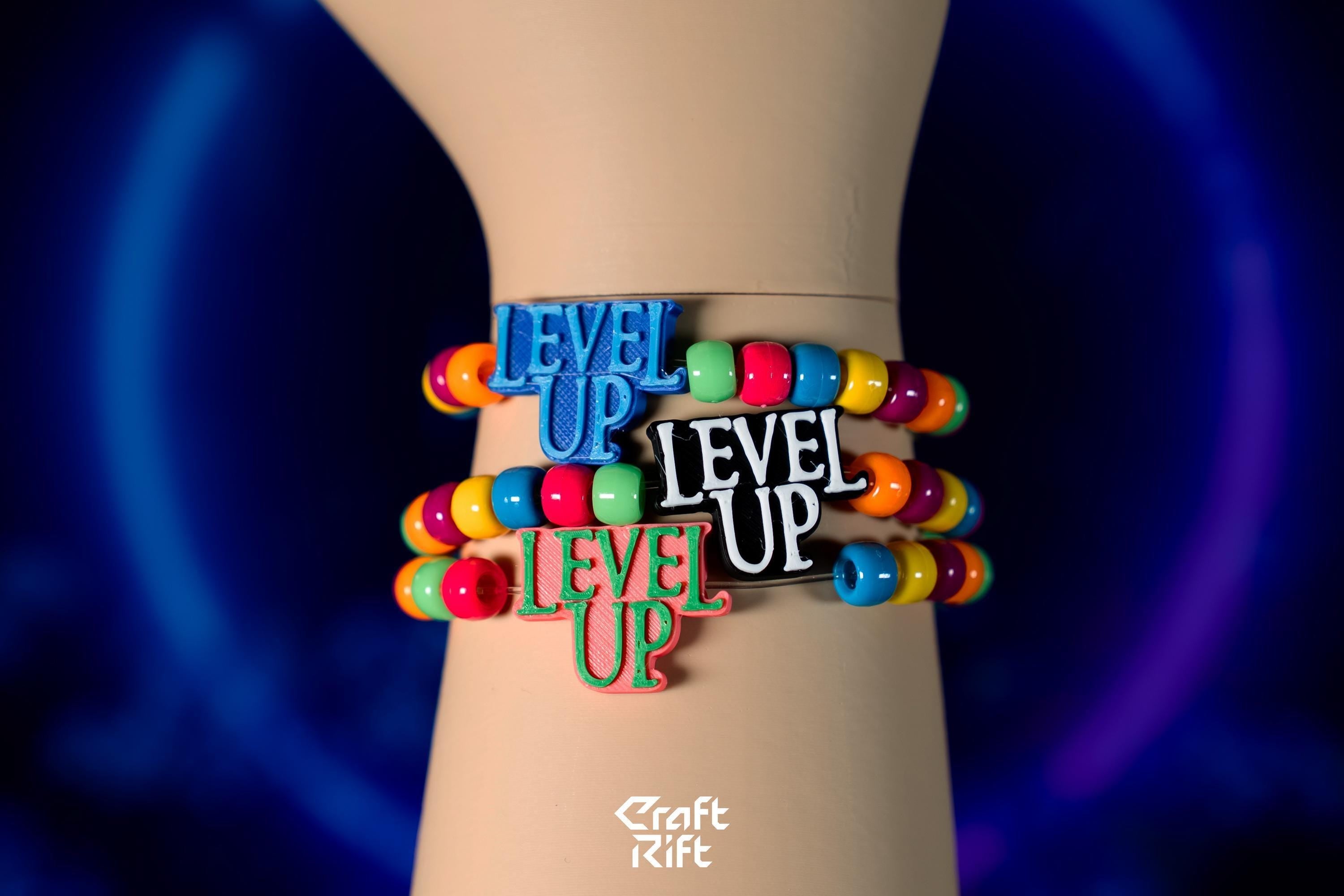 Level Up Inspired Kandi Charms