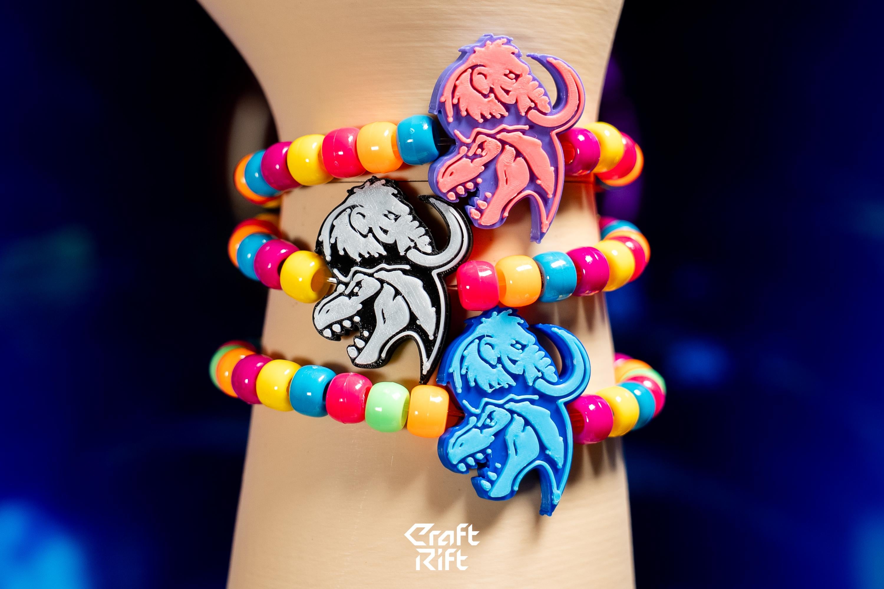Excision x Wooli Inspired Kandi Charms