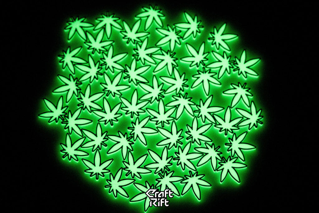 Weed Glow In the Dark Kandi Charm