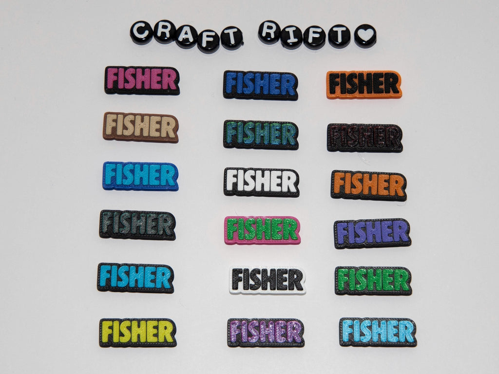 FISHER Inspired Kandi Charms
