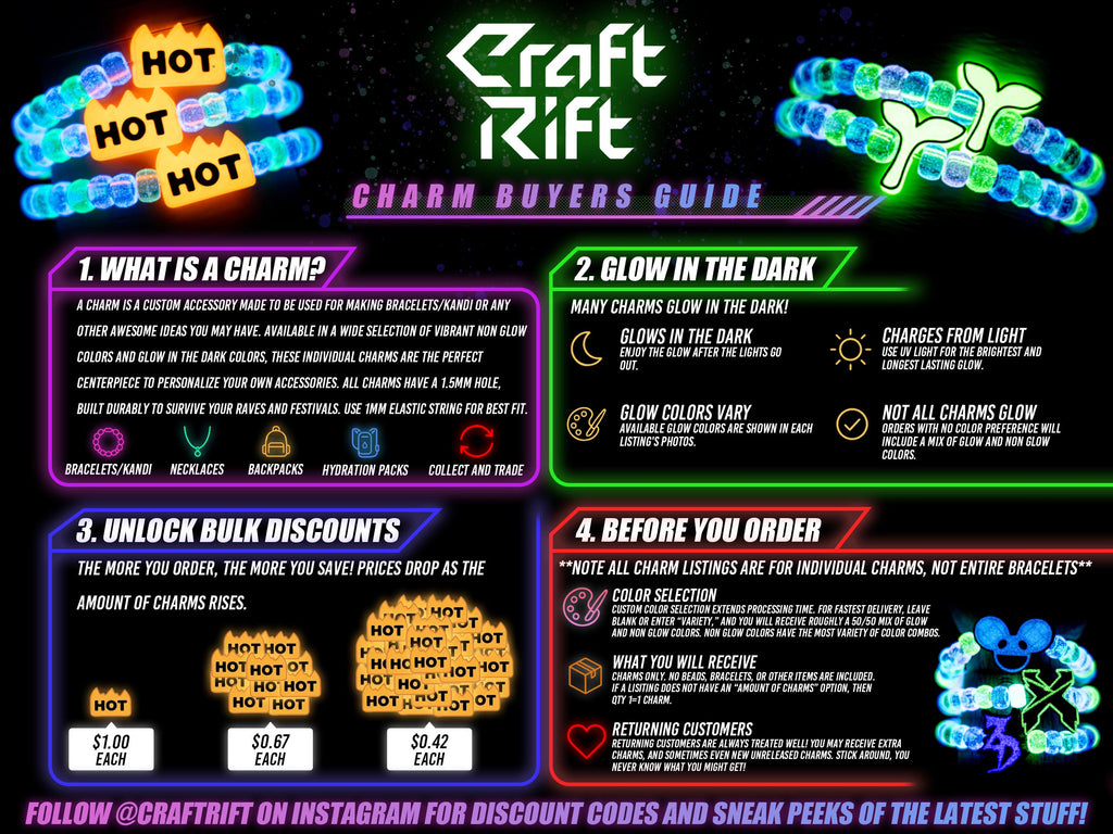 Sippy Inspired Kandi Charms