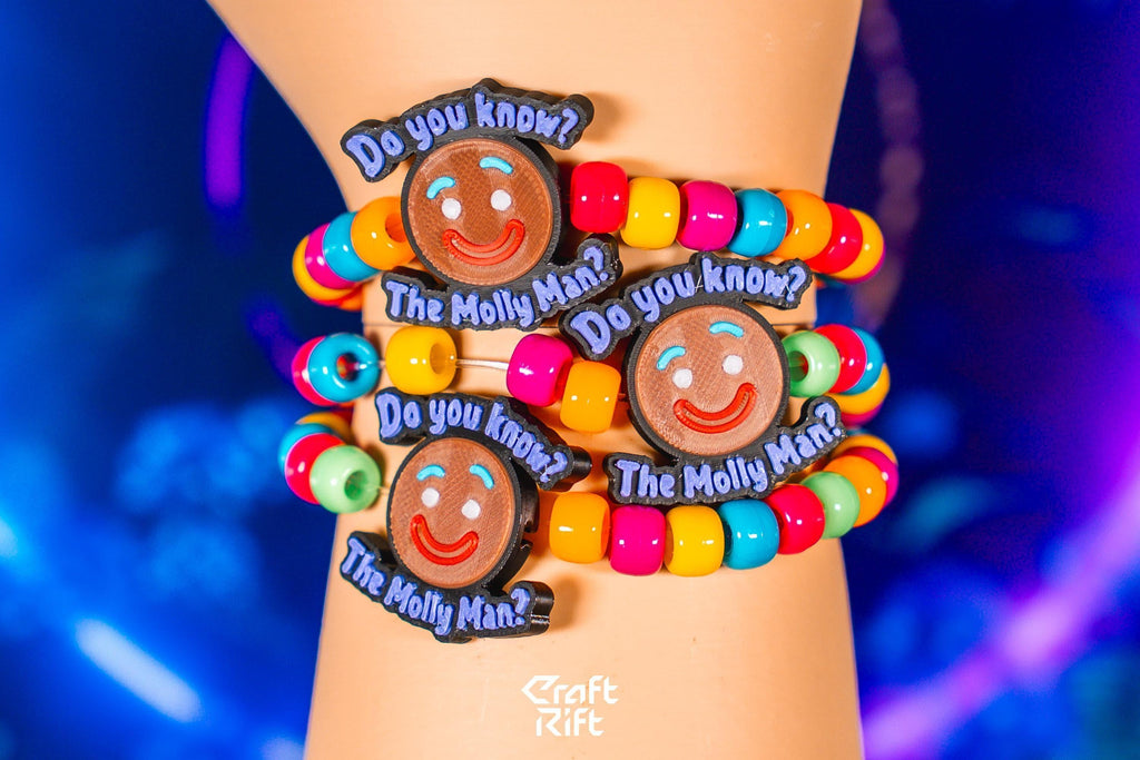 Do you know the Molly Man? Inspired Kandi Charm
