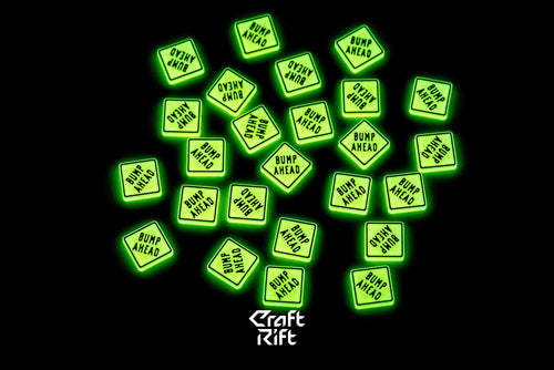 Bump Ahead Glow in the Dark Kandi Charms