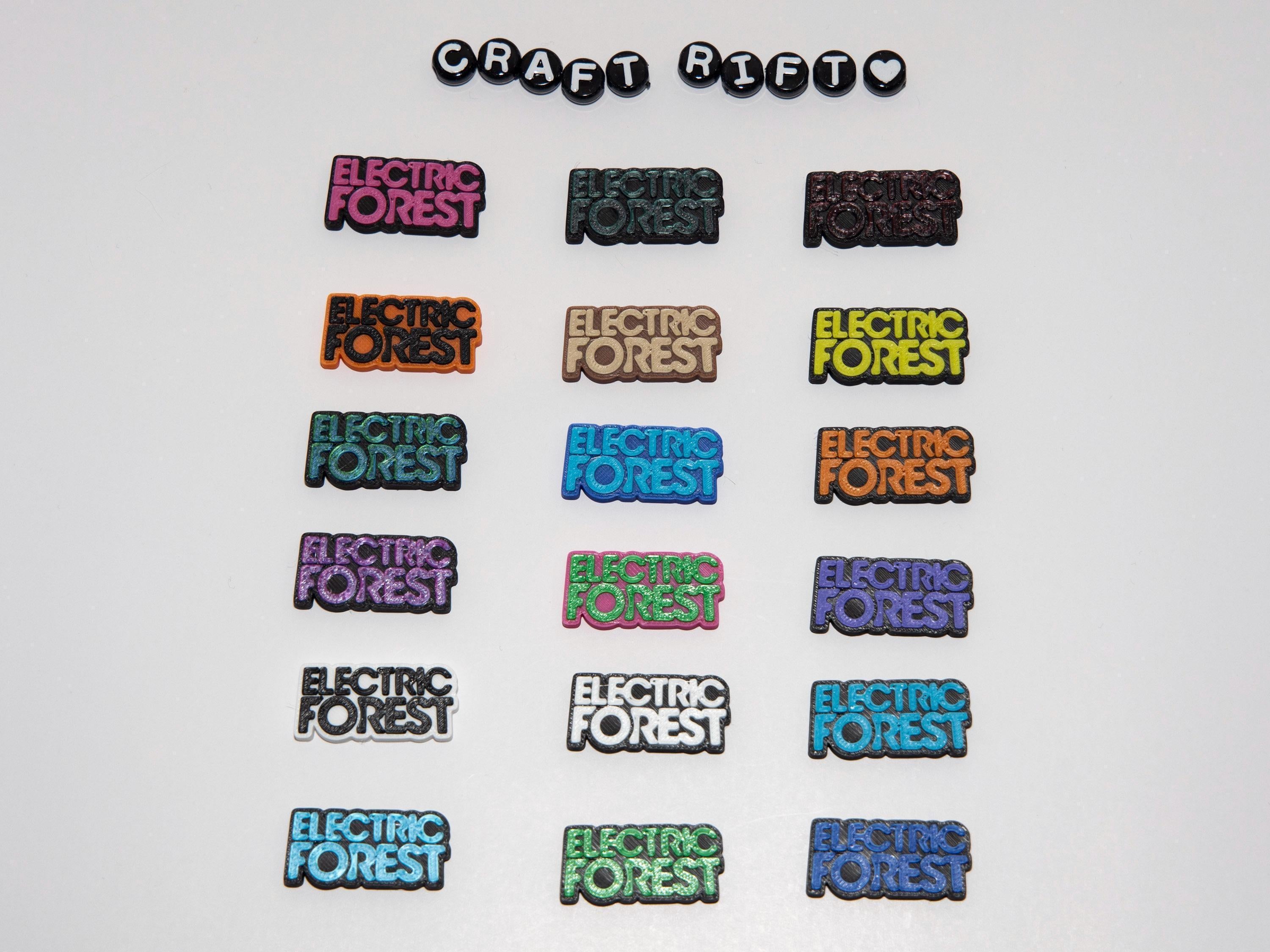 Electric Forest Inspired Kandi Charms