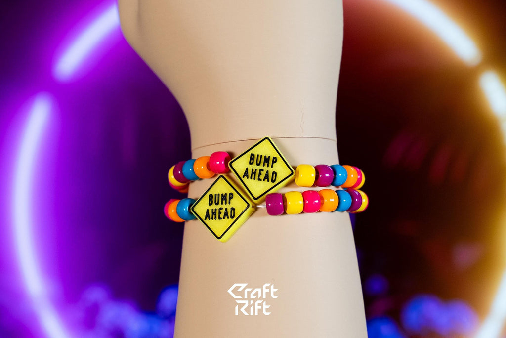 Bump Ahead Glow in the Dark Kandi Charms