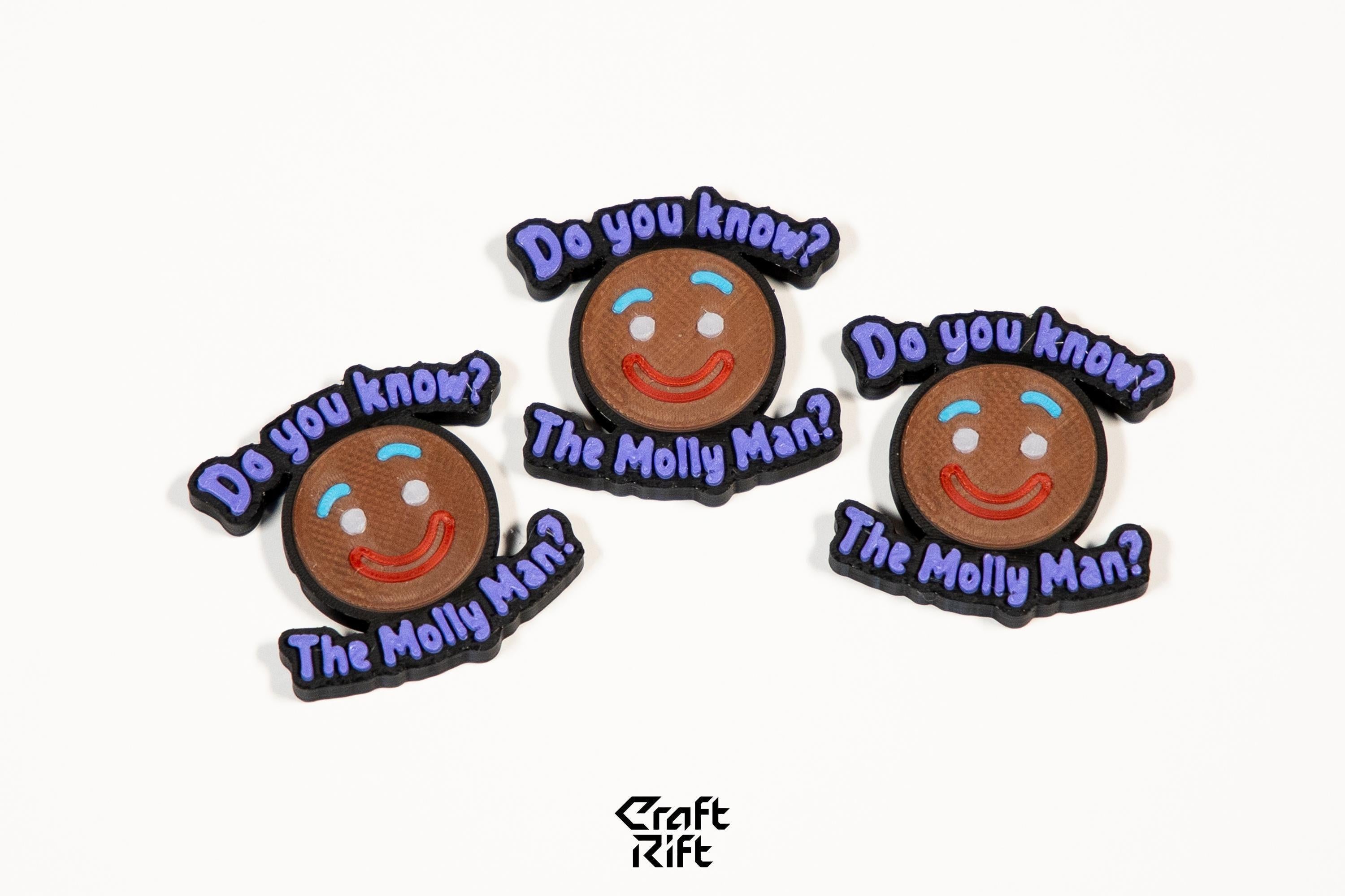 Do you know the Molly Man? Inspired Kandi Charm